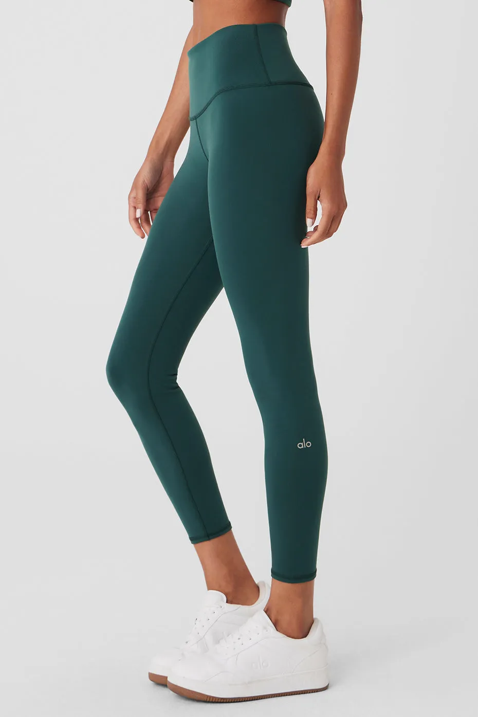 7/8 High-Waist Airbrush Legging - Midnight Green