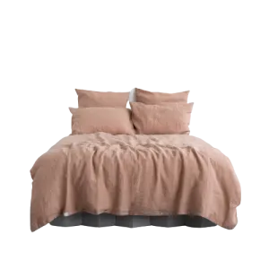 Cafe Creme Linen Duvet Cover Set