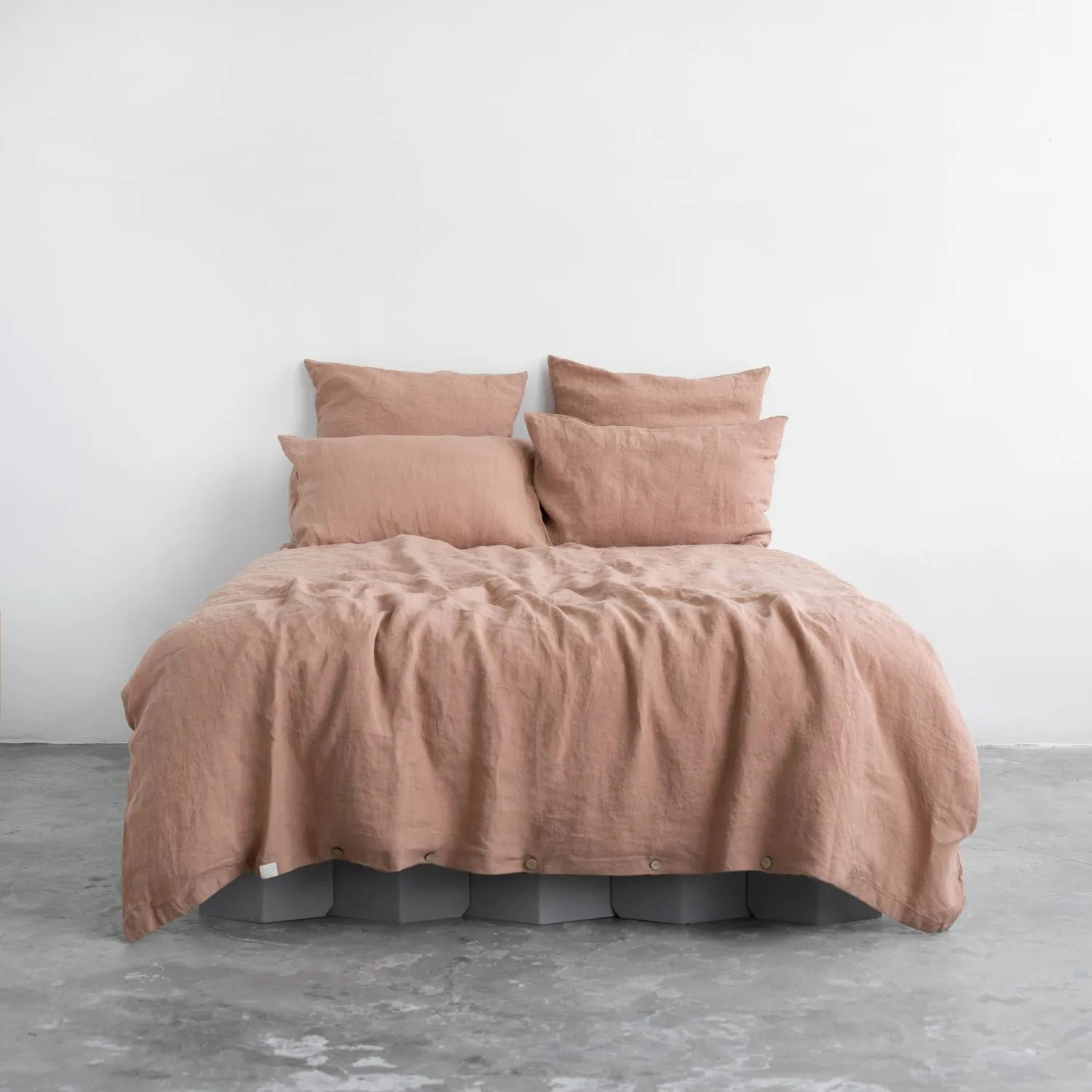 Cafe Creme Linen Duvet Cover Set