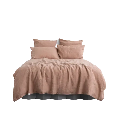 Cafe Creme Linen Duvet Cover Set