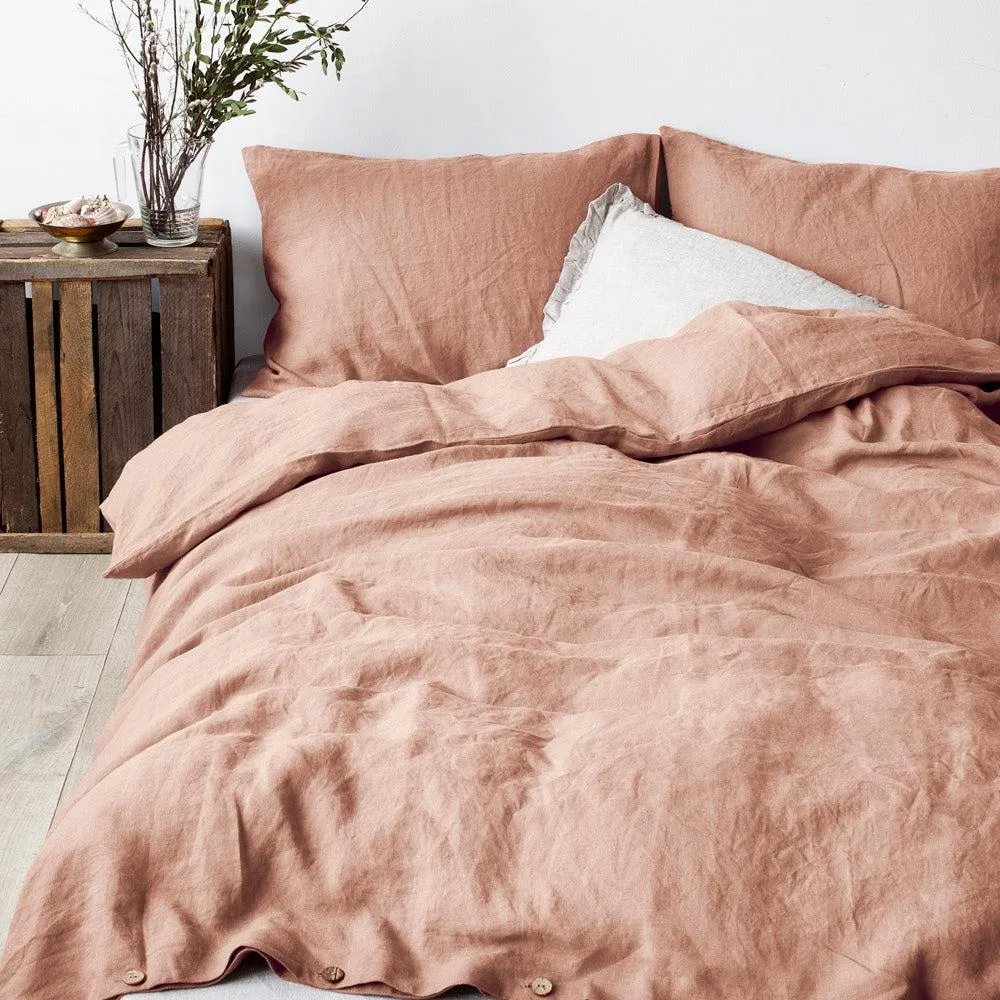 Cafe Creme Linen Duvet Cover Set