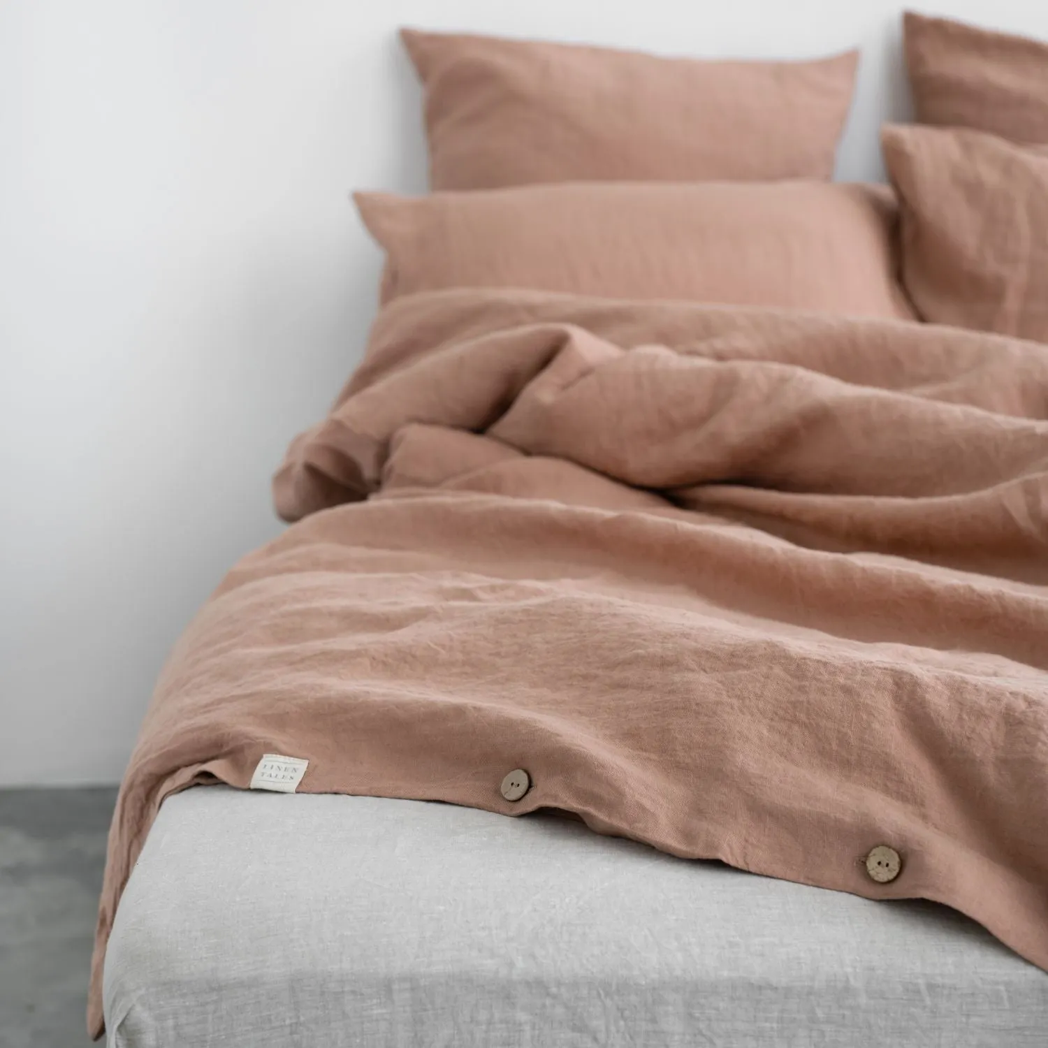 Cafe Creme Linen Duvet Cover Set