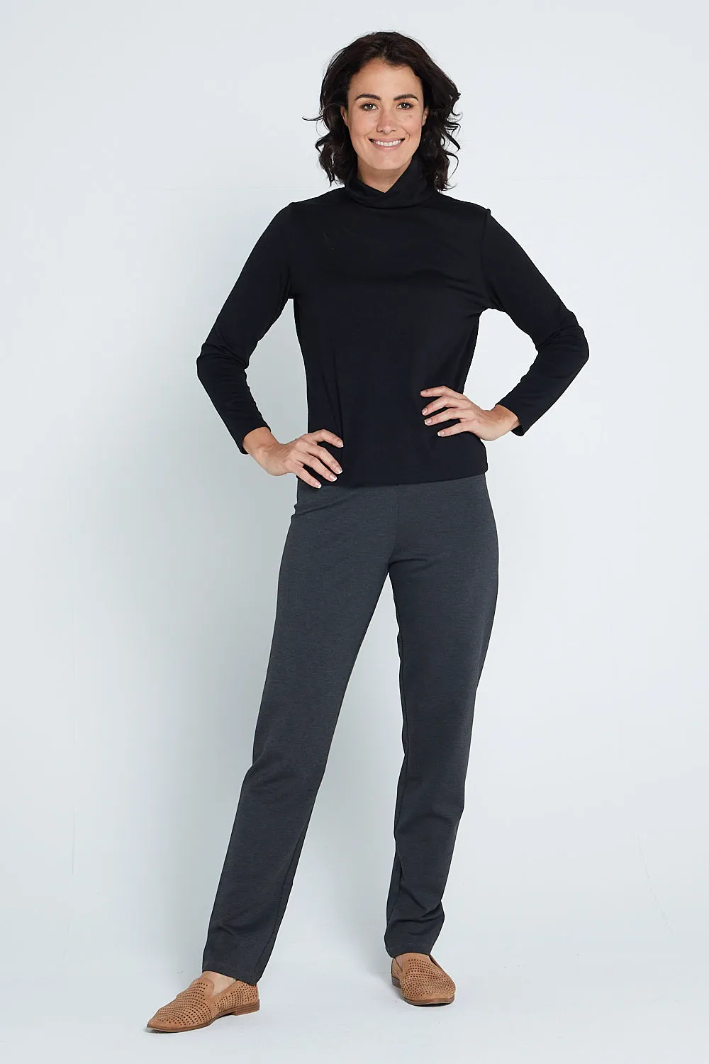 Cordelia St Pushkin Pants - Charcoal