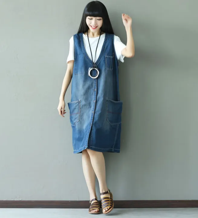 Denim Loose Casual Summer Denim Overall Loose Women Jumpsuits CNHK07252