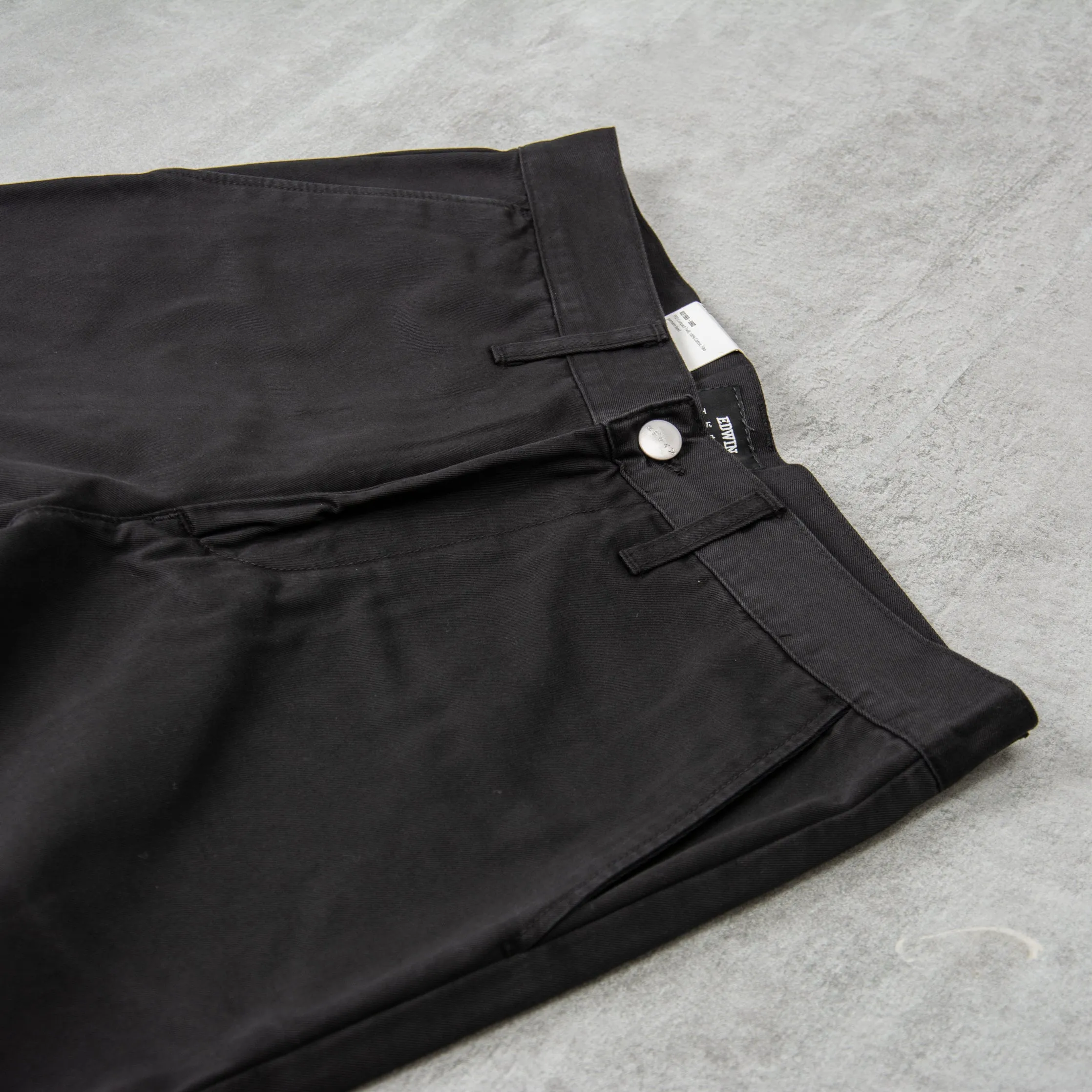 Edwin Jaga Loose Pant - Black Garment Dyed