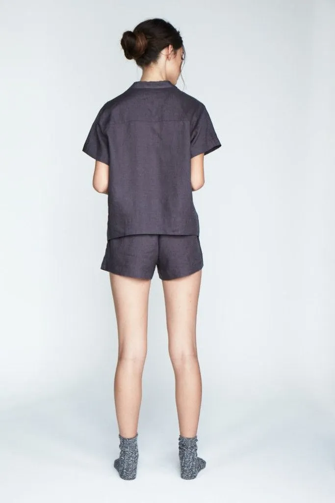 Evie Short Sleeve Shirt Fog