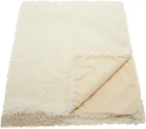 Faux Fur FL200 Ivory Throw Blanket