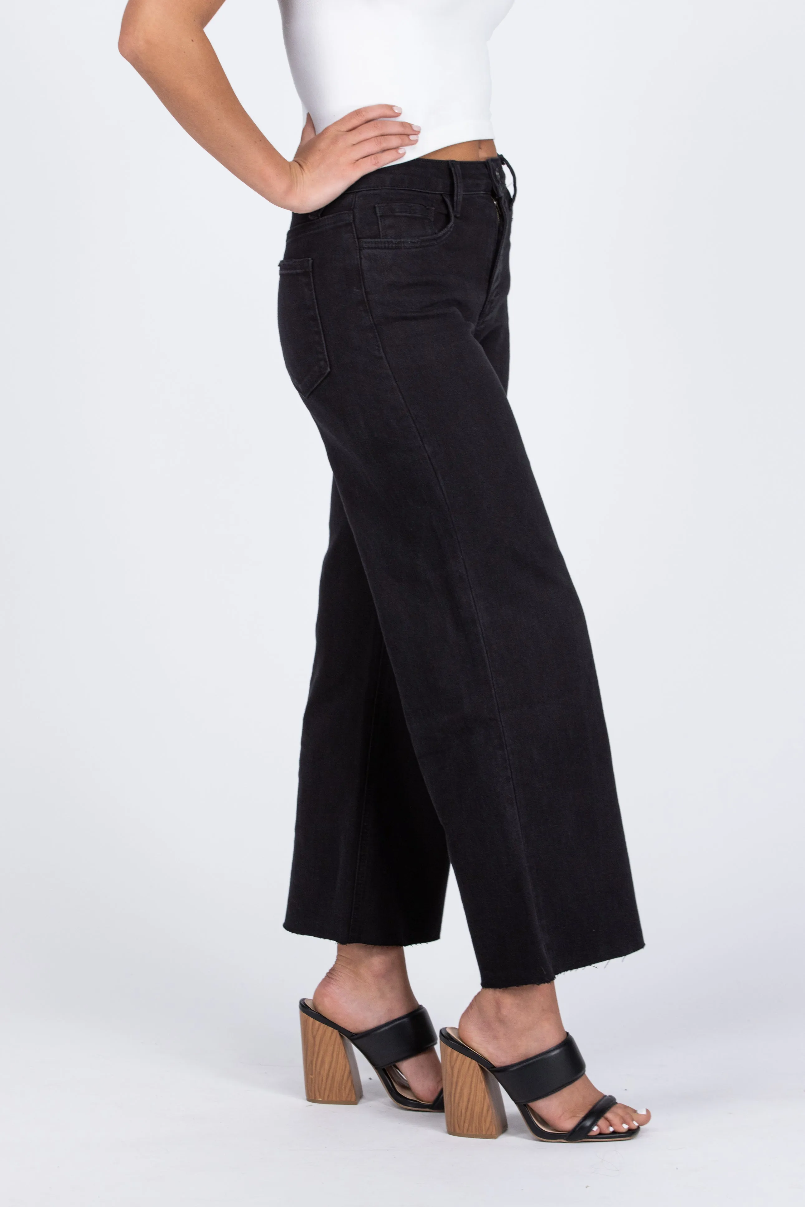 Forgotten Thoughts from Lovervet: High-Rise Crop Wide Leg Denim