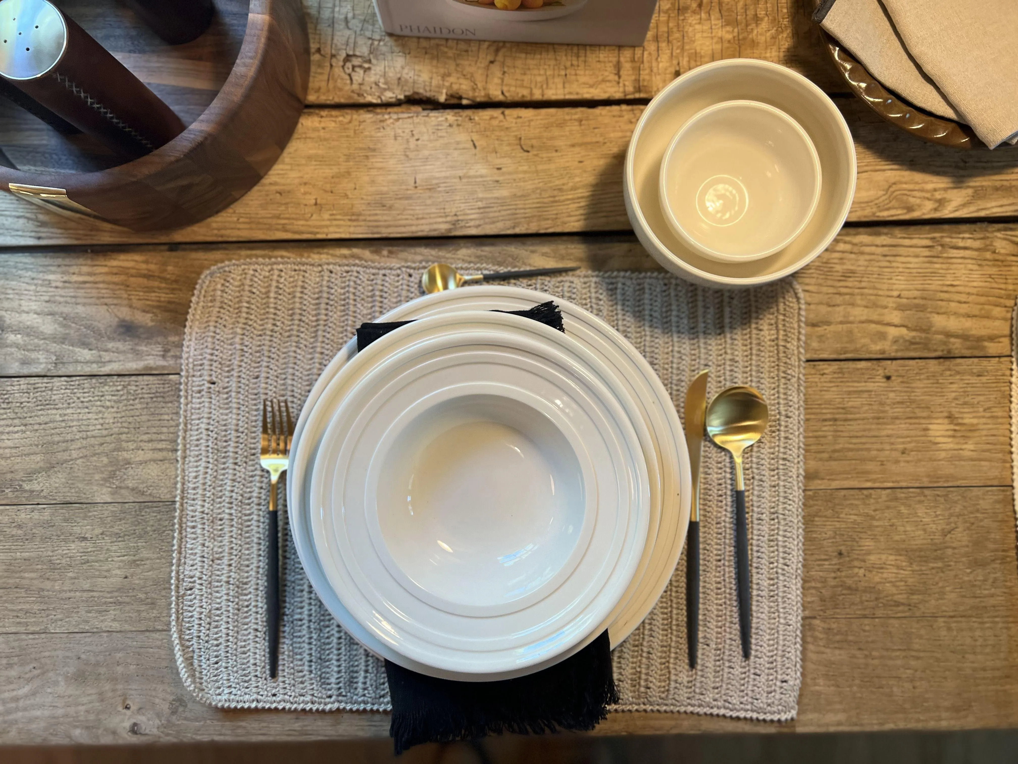 Impressed Line Dinner Plate by John Julian