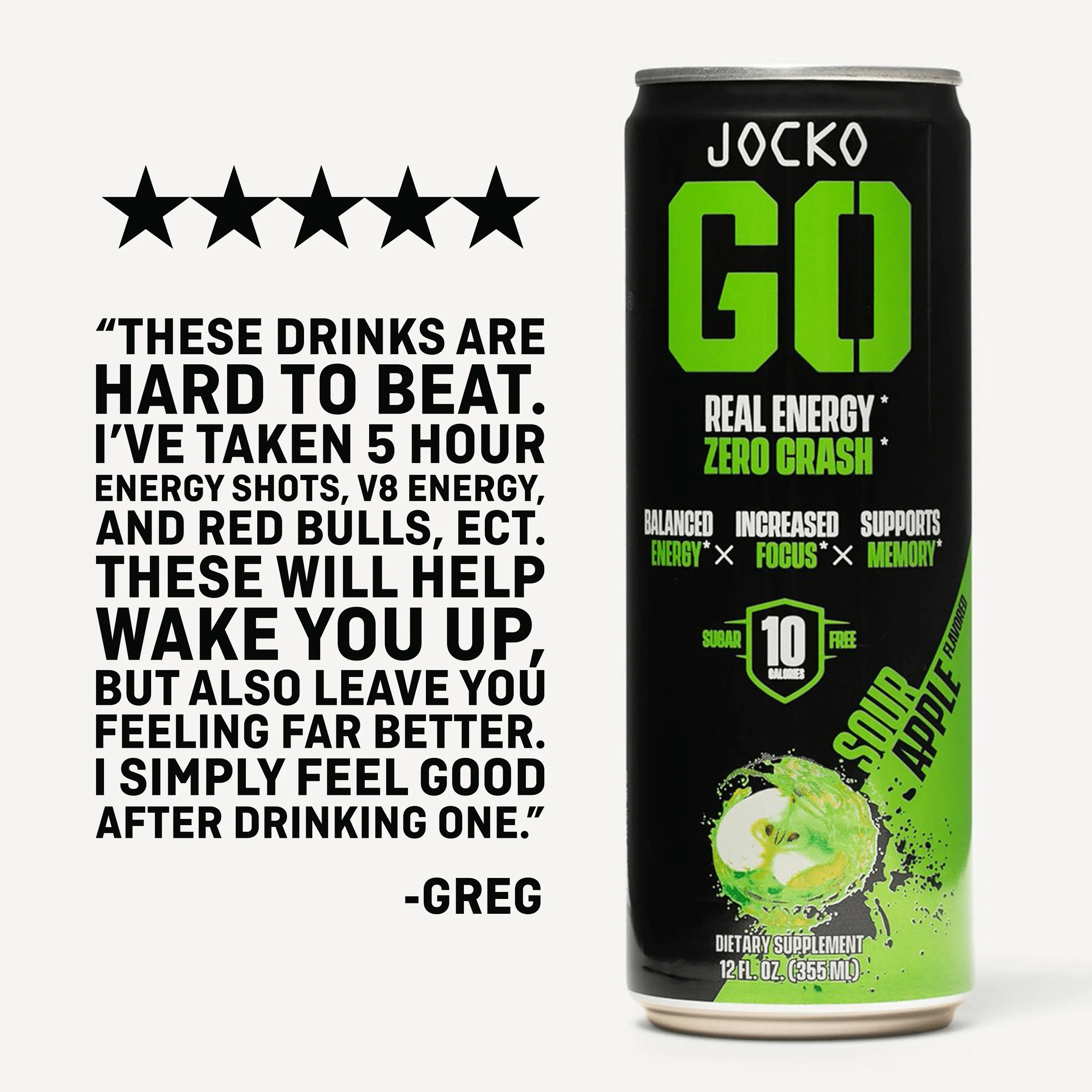 JOCKO GO ENERGY DRINK 12-PACK