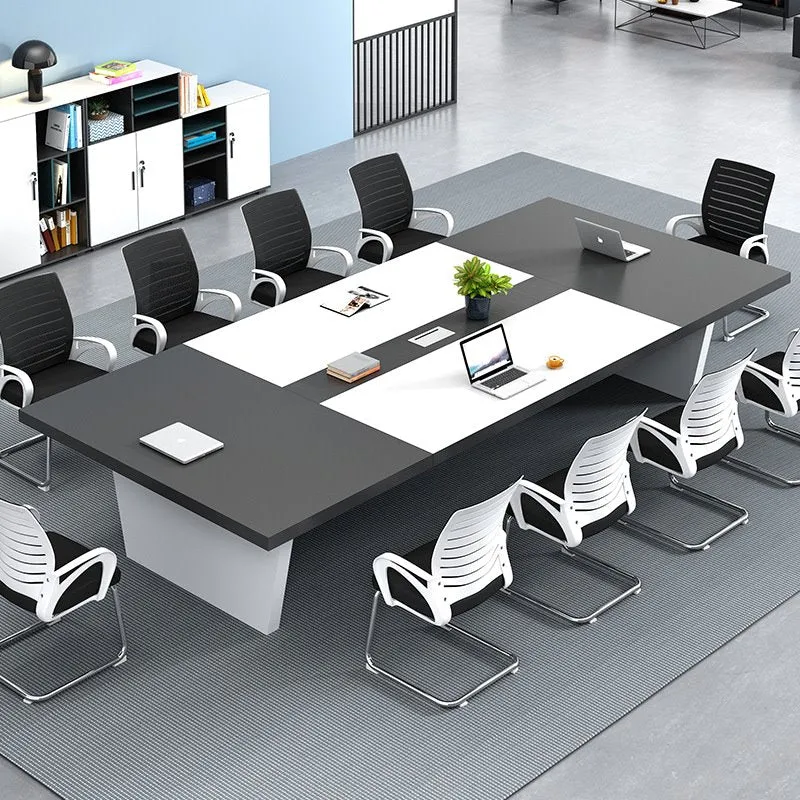 Large Conference Table Long Table Rectangular Office Negotiation Table（Stock Items）