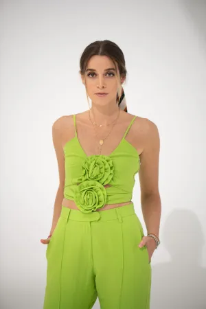 Lime flower top