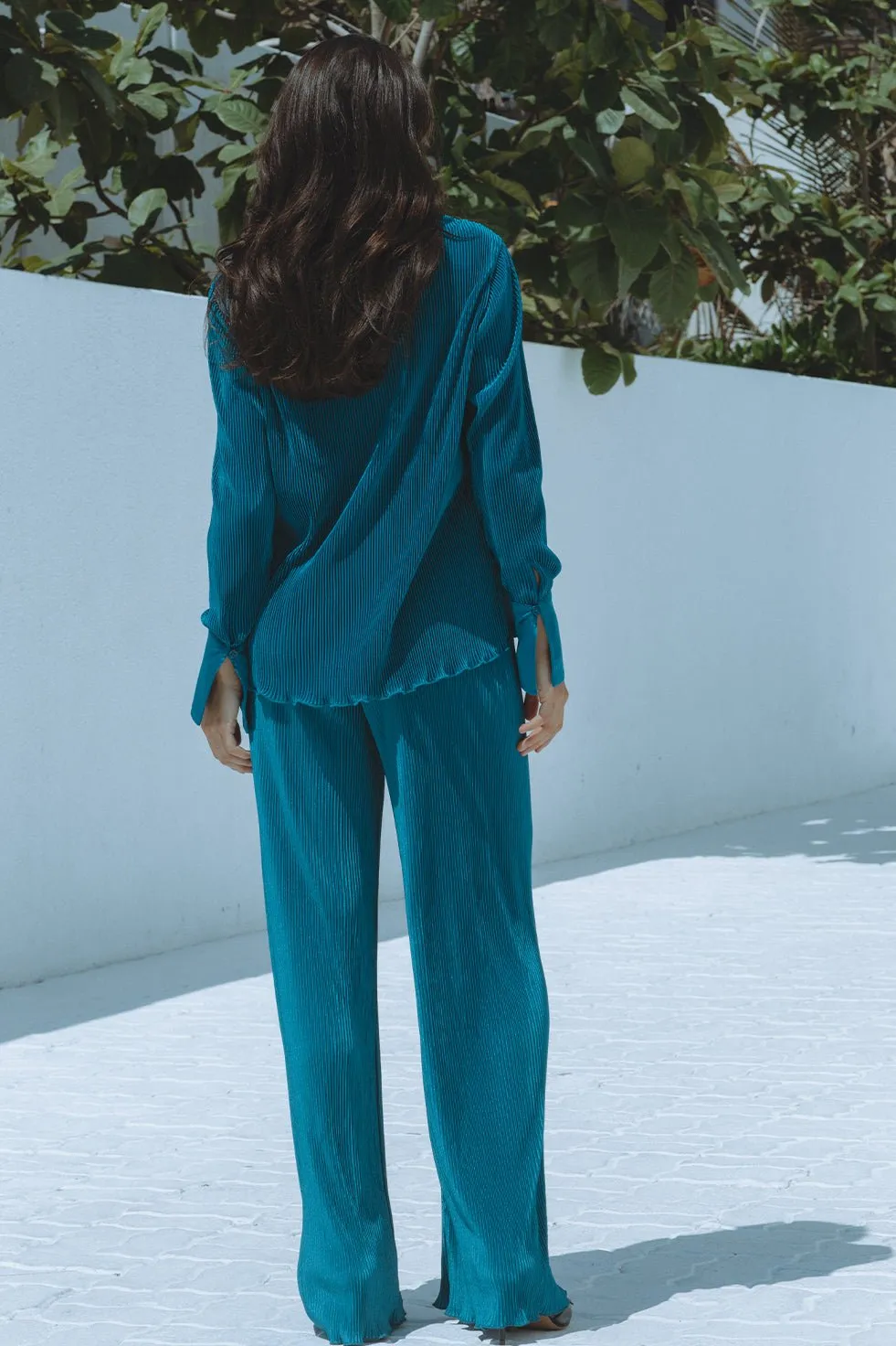 MAIYA BLOUSE - TEAL