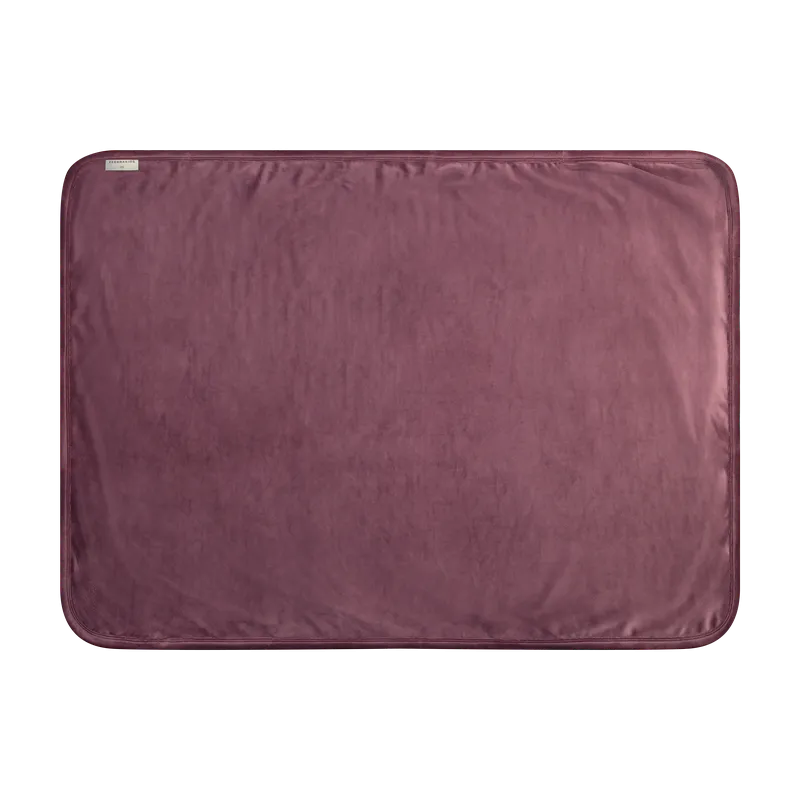 Mauve Velour Blanket