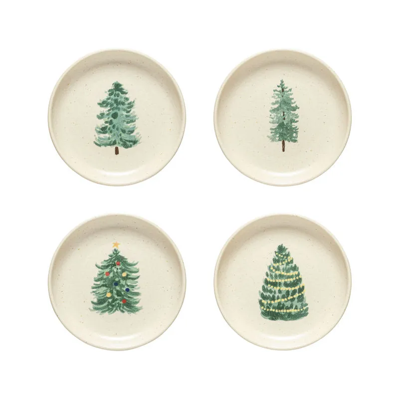 Pacifica Christmas Tree Appetizer Plates