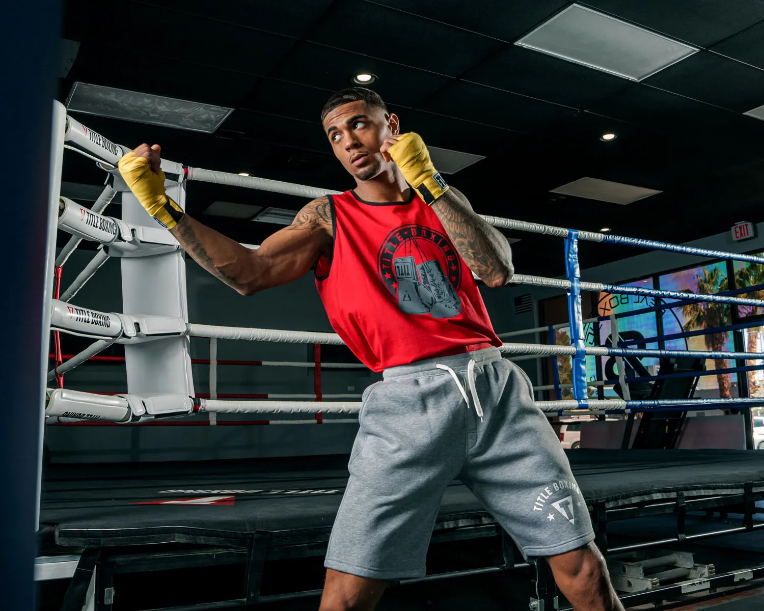 TITLE Boxing Traditional Sweat Shorts