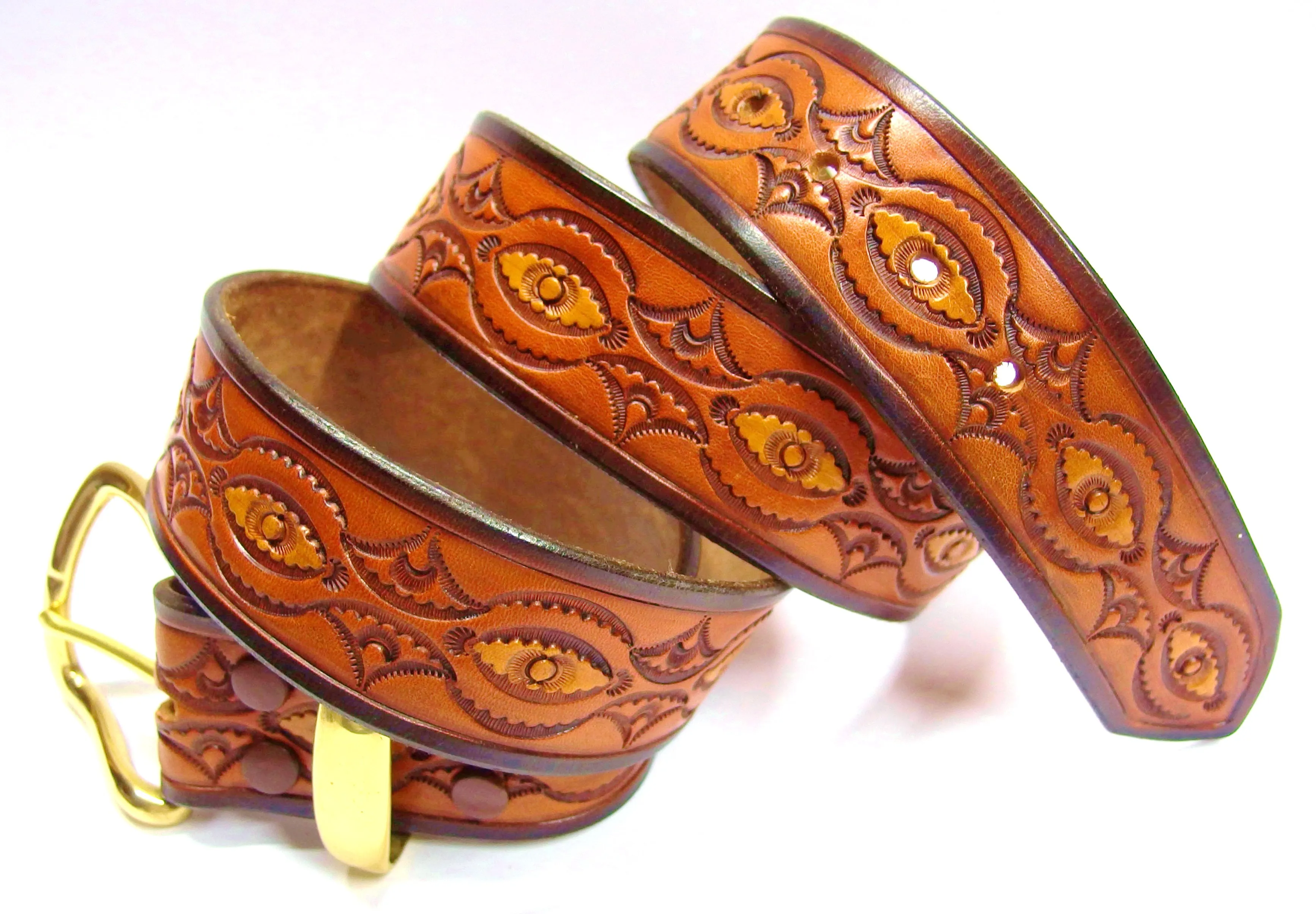 Tooled Leather Belt Workshop