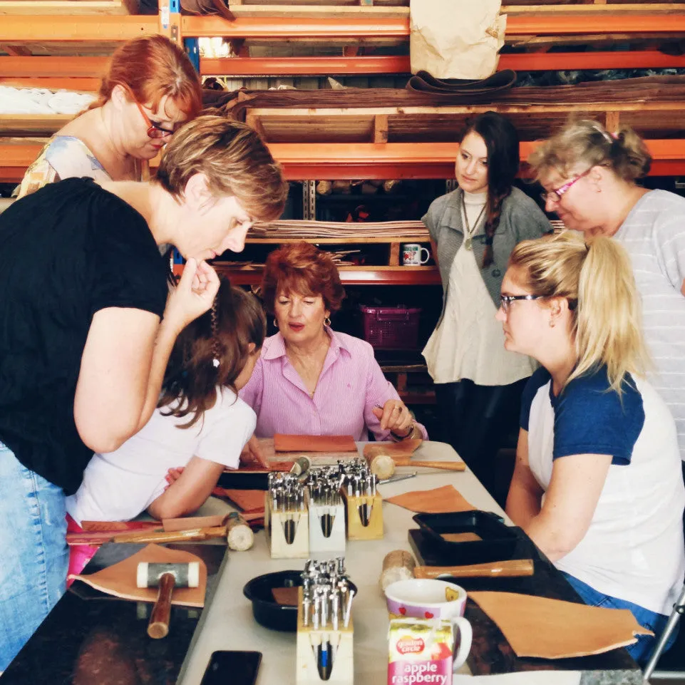 Tooled Leather Belt Workshop