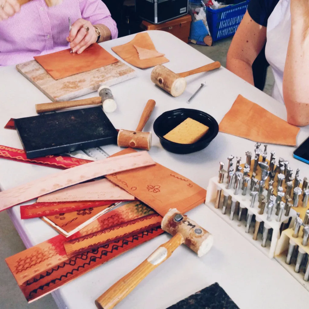 Tooled Leather Belt Workshop