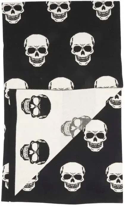 Trendy, Hip, New-Age UK200 Black/White Throw Blanket